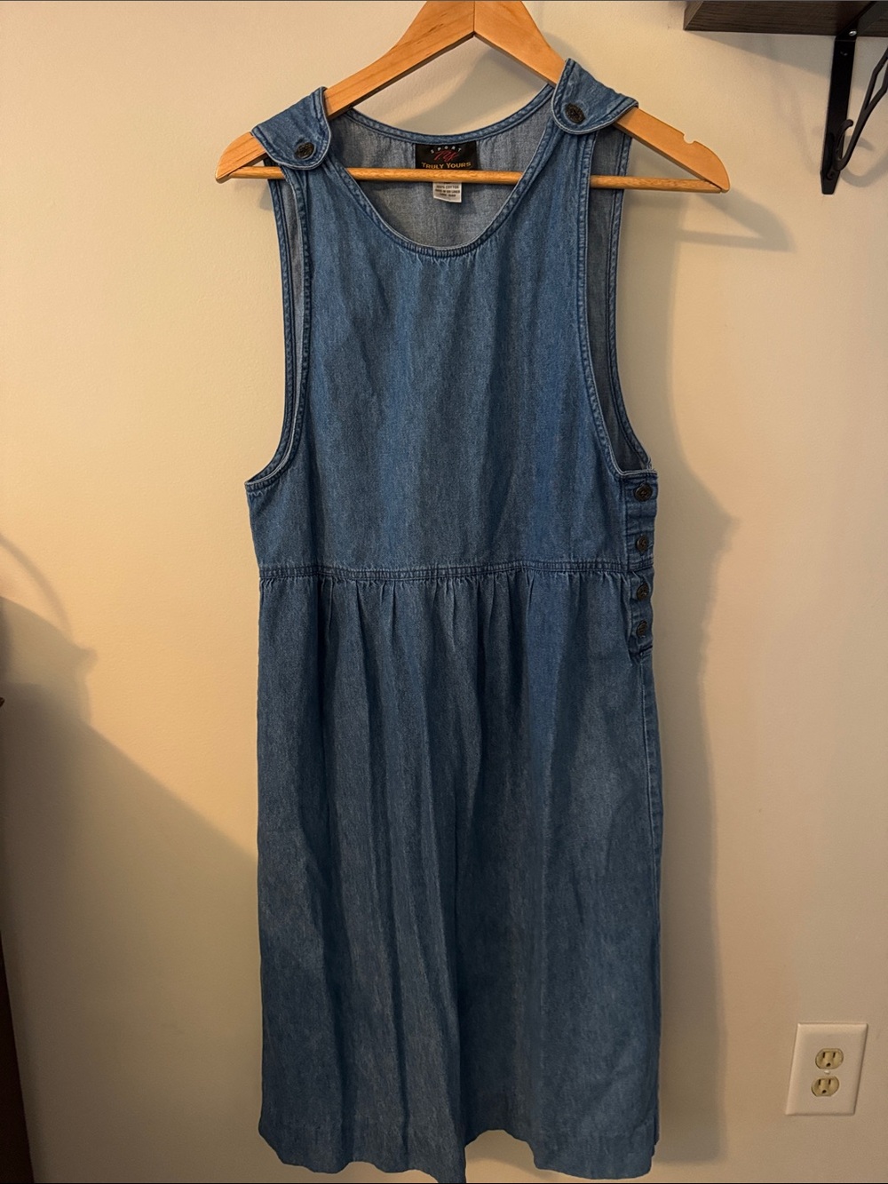Sporto Light Blue Denim Sleeveless Dress